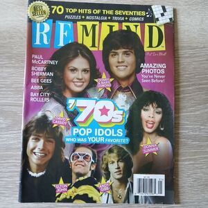 ReMIND Magazine - 70's Pop Idols Edition 2024 Cassidy, Gibbs, Bowie